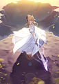 Anime 1294x1839 Fate Series Saber Saber Lily sword