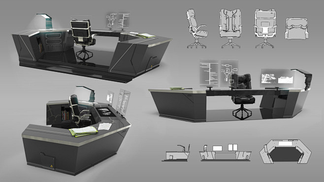 Control Room desk