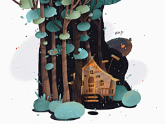 mawenci采集到插画