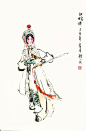 【新派画家穆小玫 ----- 水墨戏剧人物】
  穆小玫，女，汉族。1957年生，北京市人。失聪。北京市美术家协会会员。现为中国残疾人美术家联谊会执行委员。1990年毕业于长春大学国画系，擅长国画人物。曾多次随中残联代表团访问日本、捷克、香港、台湾等国家和地区并举办个人画展。