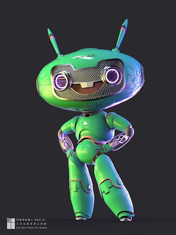 i like this character design it is so totally cute. _c4d卡通_T2020116 -花瓣网