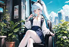#原神 Ayaka || 神里绫华 - 望霙的插画