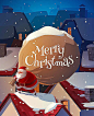 圣诞老人插画白雪|棒棒糖|插画|吊球|房顶|房屋|房子|挂球|积雪|节日素材|礼物盒|平安夜|人物|圣诞|圣诞节|圣诞老人|圣诞帽|圣诞球|圣诞夜|矢量素材|糖果|袜子|屋顶|雪景|夜晚