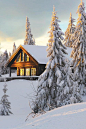 Snow Cabin, Sjusjoen, Norway
