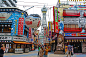 Osaka Tsutenkaku Tower & Neighbourhood by Elena G on 500px