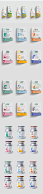 保健品类概念包装系列区分-古田路9号-品牌创意/版权保护平台