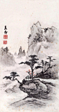 宋美龄 笔下的山水