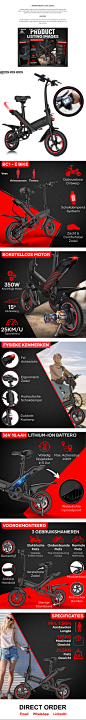 Listing Infographics Images || Electric Bike :: Behance