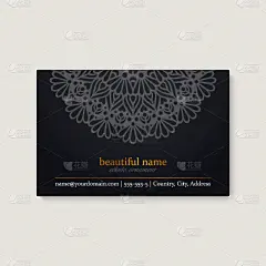 华丽的,名片,商务,请柬,婚礼,模板,动机,复古,花