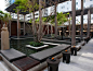 I would like my swimming pool partially covered like this. "This award-winning hotel blends Asian Zen principles with a decidedly modern aesthetic. Lead designer and architect Jean-Michel Gathy created this peaceful outdoor water garden where guests 
