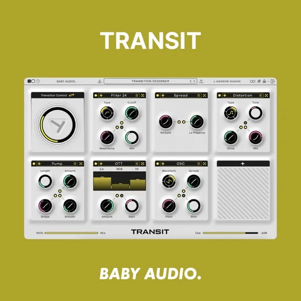 BABY Audio Transit 2 2.2.0 破解版 – 消除静态混音的插件