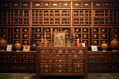 文化中医药房摄影图