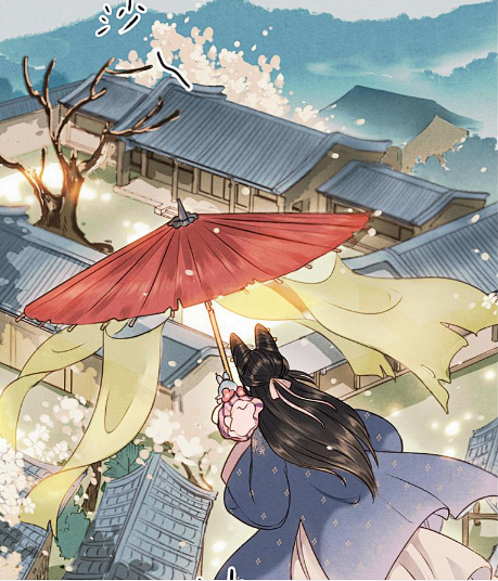 伞少女