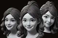 收罗的一些美型迪士尼风格脸型参考-欧美卡通-原画插画,ai,CG参考,脸型,微元素 - ai,CG参考,脸型,原画,设计,欧美,卡通,Q萌 - Element3ds.com!