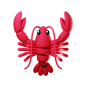 龙虾 3D多彩卡通动物形象图标 Lobster_2k