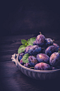 Plums in a bowl by Christian Fischer on 500px
