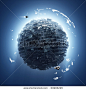 stock photo : artificial planet