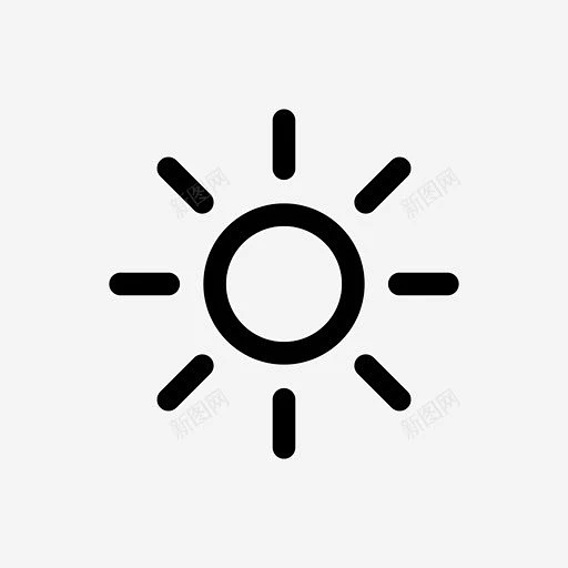 太阳亮度光线图标 UI图标 设计图片 免费下载 页面网页 平面电商 创意素材-花瓣网