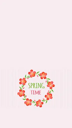 花环唯美的插画,简约,小清新,手机壁纸,手机图片,锁屏壁纸大全_壁纸族