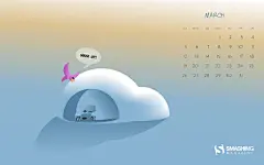 2017年3月份月历壁纸48015_月历壁纸_卡通插画类_图库壁纸_68Design