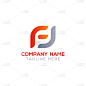 initial letter ff logo design template creative