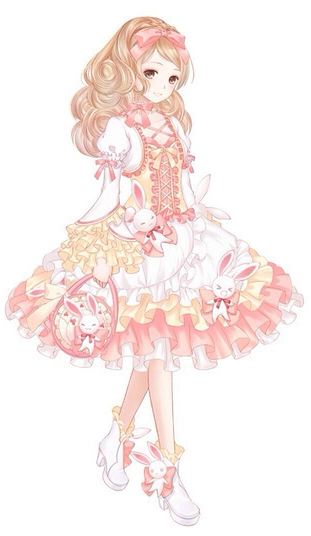 萌萌的小兔子各种q,融入了优雅的公主风加上可爱的小点缀,形成别具
