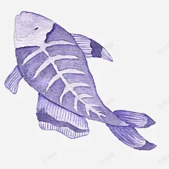 卡通海洋生物鱼文艺风海报 设计图片 免费下载 页面网页 平面电商 创意素材