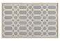 One Kings Lane - Streamlined Design - Avery Rug, Silver/Ivory