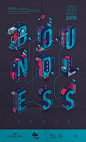 Boundless Space Typography | Abduzeedo Design Inspiration #typography #design