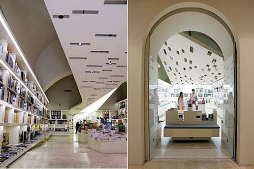 意大利罗马布克书店
  具有当代艺术设计...