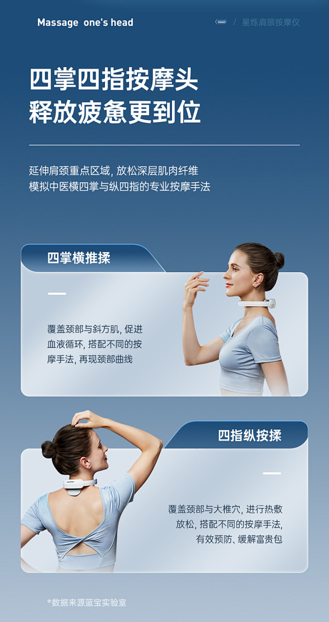 Blaupunkt德国蓝宝颈椎按摩器礼物...