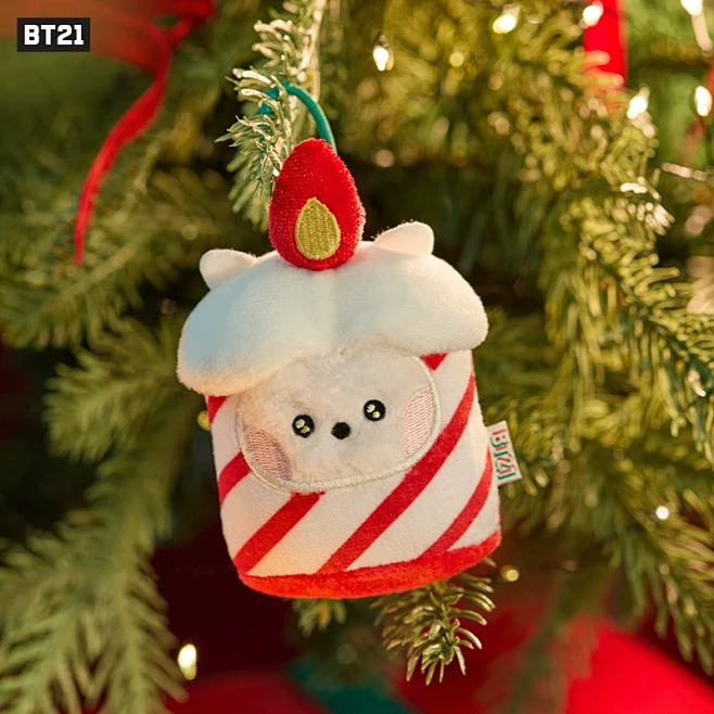 BT21 minini 假日系列玩偶钥匙...