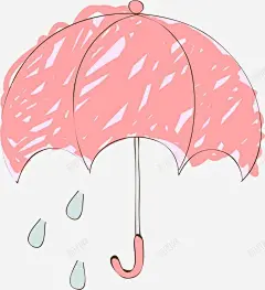 手绘雨伞矢量图 雨滴 元素 免抠png 设计图片 免费下载 页面网页 平面电商 创意素材