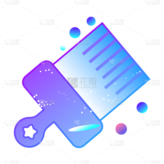 ICON-扁平科技风APPicon-刷子