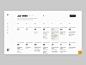 施工日历日历清洁仪表板日期选择器事件会议最小计划计划时间表简单系统任务时间时间表做排版 ui ux web