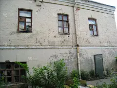 废弃的旅馆在Khamovniki，一个被遗弃的历史悠久的老建筑