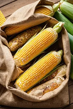 香甜的水果玉米食物摄影图片