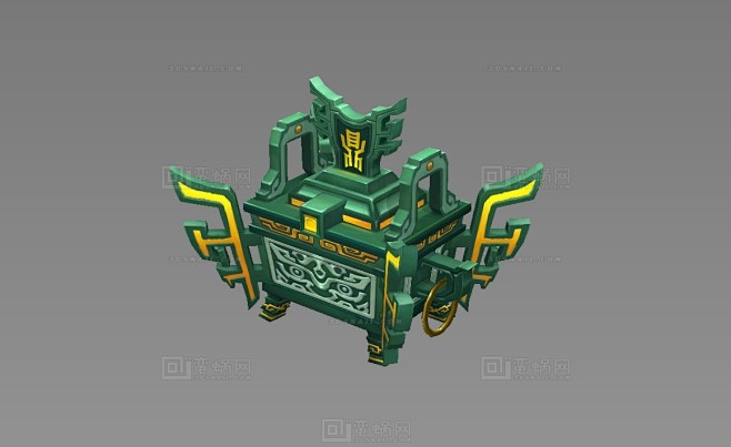 方鼎 青铜鼎 香炉 法宝法器 - 综合模...