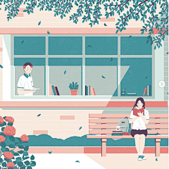 插画师顾未采集到扁平