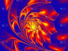 抽象的壁纸。抽象的分形。分形艺术背景的创意设计。壁纸桌面、海报、封面小册子、卡片等装饰。迷幻。打印衣