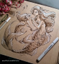 Traditional Mermaid Drawings on Behance