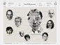 Self-portrait: Mind Map and Infographic : Design+Fine Art Experiments+Infographic. Self-portrait: For me, Process Mind Map is like a self-portrait. I sketch 7 designers and one innovator whom I admire a lot and then arrange them chronologically. All these