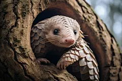 保护野生动物特化物种穿山甲