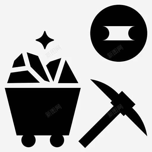 铁金属矿山 标志 UI图标 设计图片 免费下载 页面网页 平面电商 创意素材-花瓣网