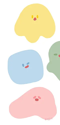 卡通 手机壁纸 可爱 cr：奶盖小杜