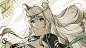 #明日方舟# 昨晚那个颜色不知道咋地了改一下，然后CP无料发一发 ​​​​