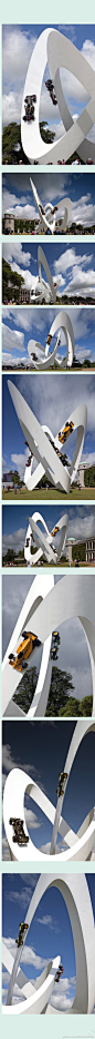 雕塑：莲花赛道，英国，设计Gerry Jud