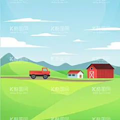 矢量农场背景  - 源文件下载【酷图网】矢量农场背景,矢量乡村背景,农场背景,乡村地形背景,壁纸,农场,农村,大自然,植物,景色,风景地形,