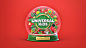 3D animation  Channel characters Christmas globe Holiday ID kids snow 圣诞节