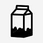 牛奶饮料牛奶盒图标 页面网页 平面电商 创意素材